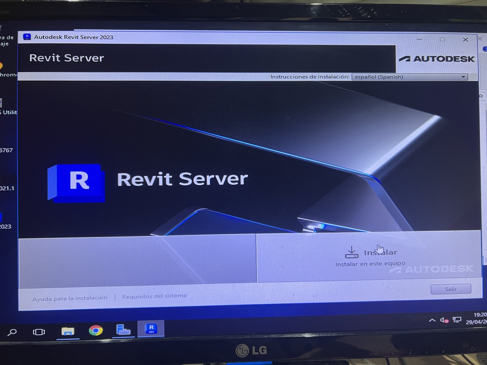 Instalación del entorno Autodesk Revit Server 2023 en el servidor