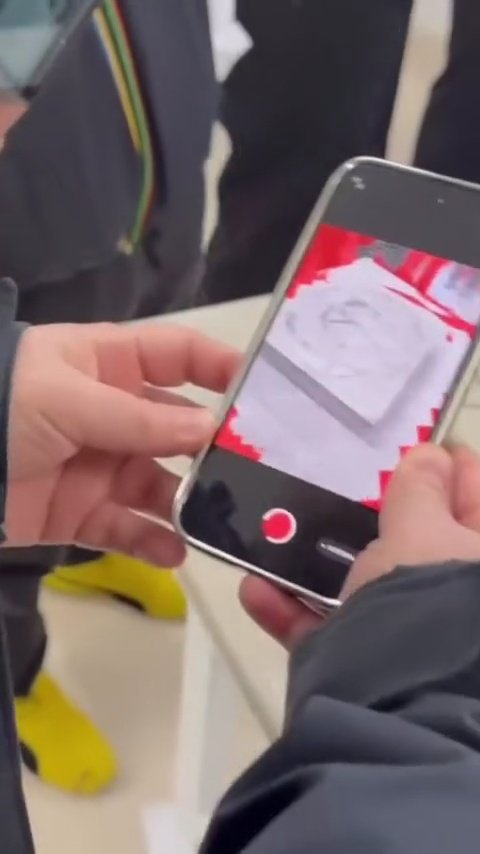Pantalla de ordenador mostrando la nube de puntos 3D obtenida en la práctica para su vinculación en Revit