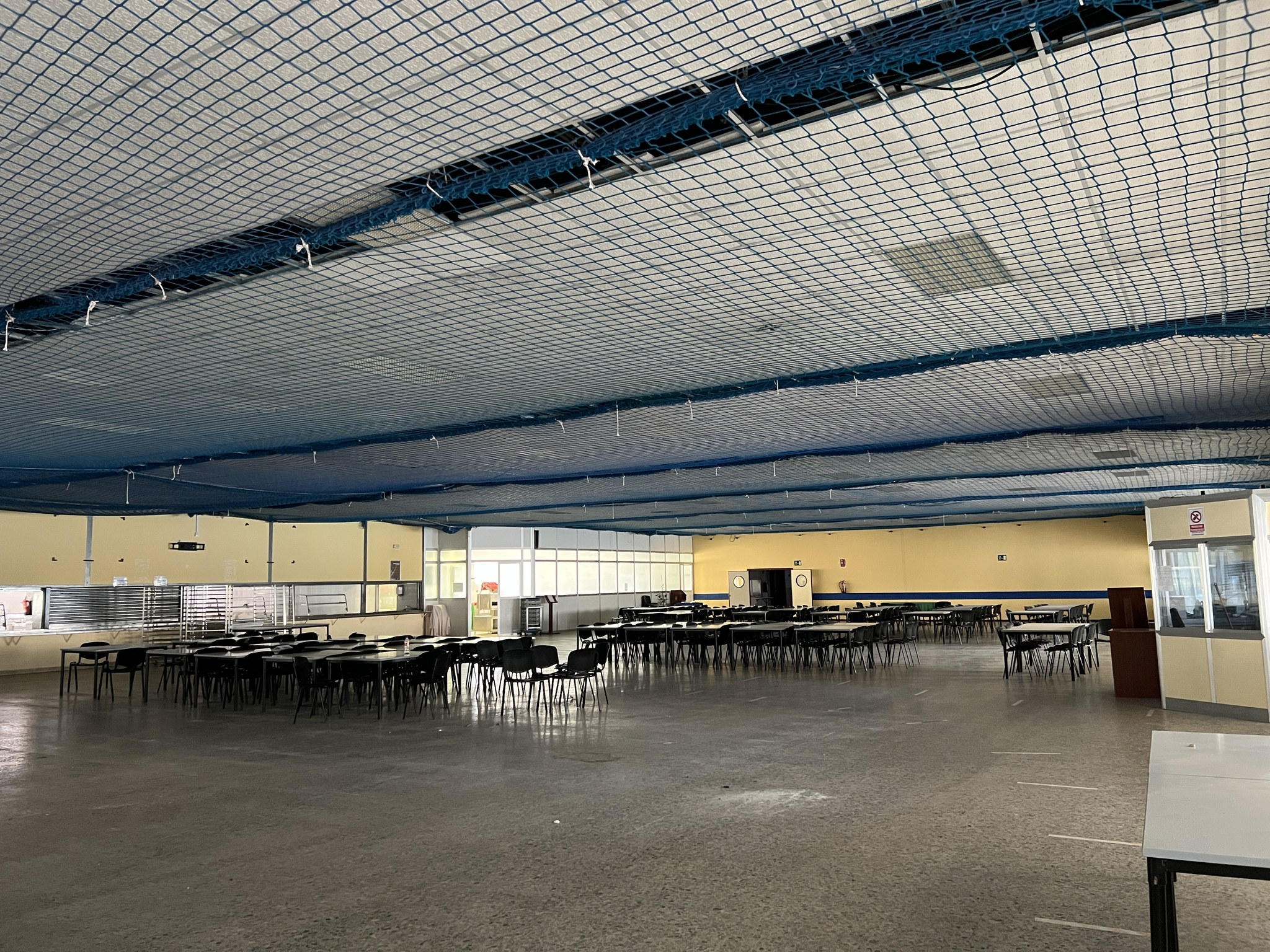 Redes de seguridad bajo cubierta tipo S conforme a norma UNE-EN 1263-1